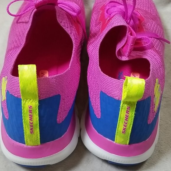 Skechers Air Cool, Memory Foam, NWOT, HOT PINK - Picture 5 of 6